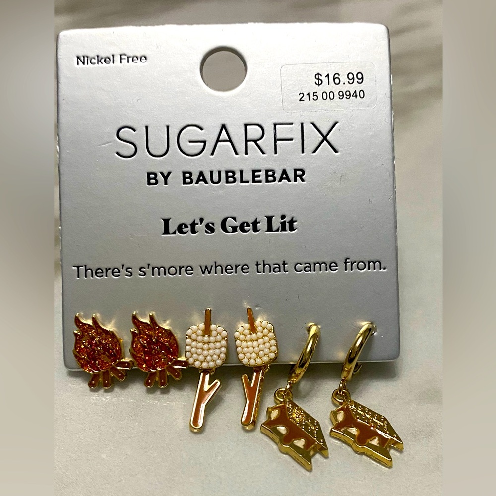 Sugarfix by Baublebar earrings NWT